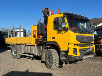 Kamion sa tovarnim sandukom, Kamion sa dizalicom Volvo FM 330 4x4 Pritsche Kran Singelreifen Funkfernbe: slika 2