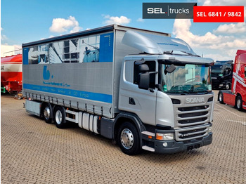 Kamion sa ceradom Scania G 410  /Retarder /mit Mitnahmestapler /Lenkachse: slika 3