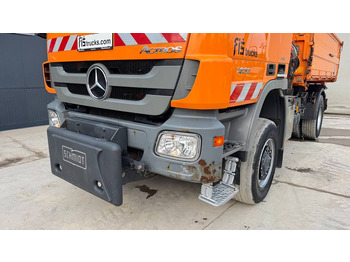 Istovarivač Mercedes-Benz Actros 1832 AK tipper 4x4 - crane Fassi 9.2M - remote control: slika 2