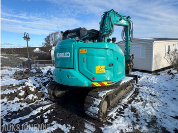 Bager 2019 Kobelco SK75SR-7 Gravemaskin - Engcon tiltrotator - 2 skuffer: slika 3