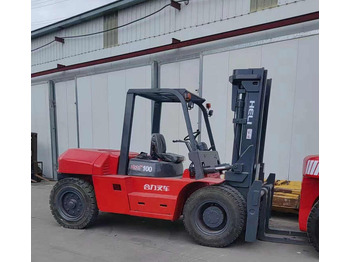 Dizel viljuškar Good Price China Heli Forklift Truck 10 Ton diesel Forklift Used Heli CPCD100 diesel Fork Lift: slika 3