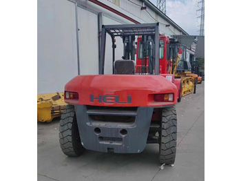 Dizel viljuškar Good Price China Heli Forklift Truck 10 Ton diesel Forklift Used Heli CPCD100 diesel Fork Lift: slika 2