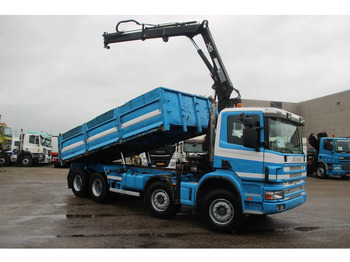 Kamion sa dizalicom Scania G 420 + MANUAL + TIPPER + HIAB 144B-1 CL +EURO 3: slika 3