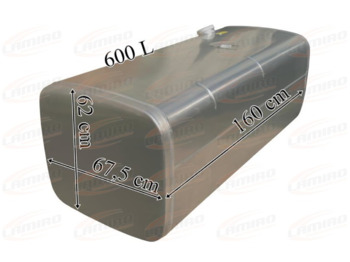 Rezervoar za gorivo za Kamion novi IVECO 600L 1600X620X680 FUEL TANK IVECO 600L 1600X620X680 FUEL TANK: slika 2