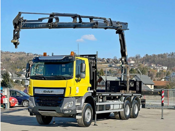 Kamion sa dizalicom, Kamion sa tovarnim sandukom DAF CF 450 * PK 22002 - EH D + FUNK * 6x4 * TOP: slika 2