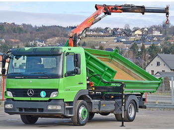 Kamion sa dizalicom, Istovarivač Mercedes-Benz ATEGO 1224 Kipper 4,00m* KRAN * TOPZUSTAND: slika 3