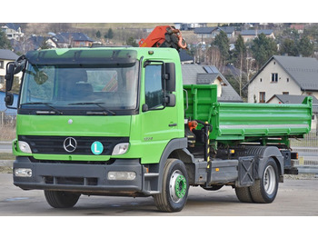 Kamion sa dizalicom, Istovarivač Mercedes-Benz ATEGO 1224 Kipper 4,00m* KRAN * TOPZUSTAND: slika 5