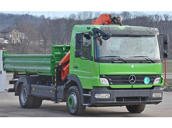 Kamion sa dizalicom, Istovarivač Mercedes-Benz ATEGO 1224 Kipper 4,00m* KRAN * TOPZUSTAND: slika 4