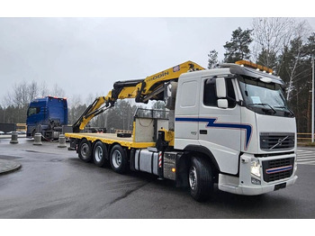 Kamion sa dizalicom, Kamion sa tovarnim sandukom Volvo FH 520 8x4 HMF ODIN K6 EURO 5 FLY JIB KRAN CRANE: slika 4