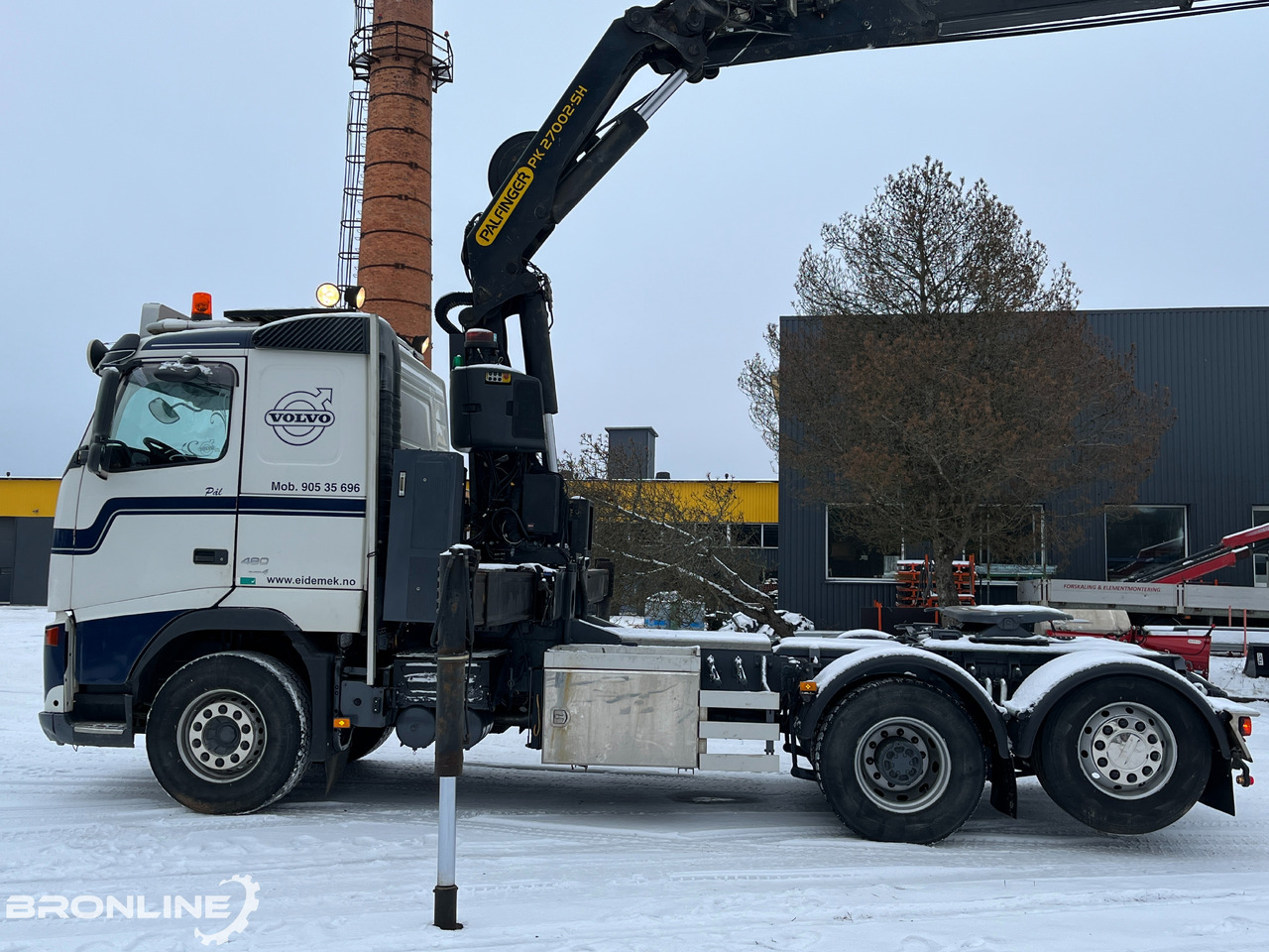 Kamion sa dizalicom 2008 VOLVO FM480 6x2 + Palfinger PK27002-SH: slika 9