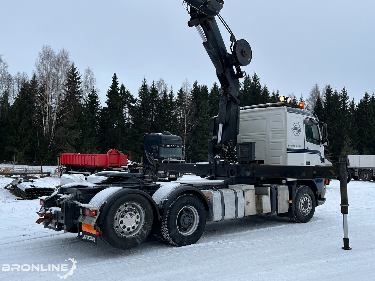 Kamion sa dizalicom 2008 VOLVO FM480 6x2 + Palfinger PK27002-SH: slika 7