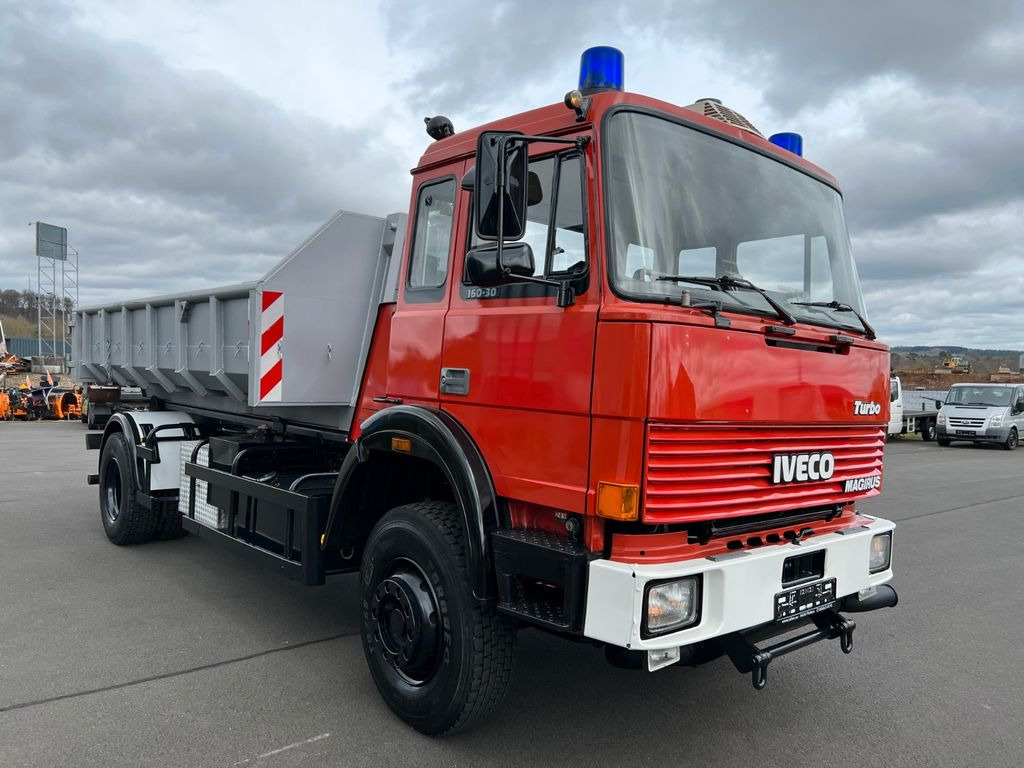 Kamion sa hidrauličnom kukom Iveco Magirus Turbo 160-30 AH - Oldtimer- V 8 - Motor: slika 10