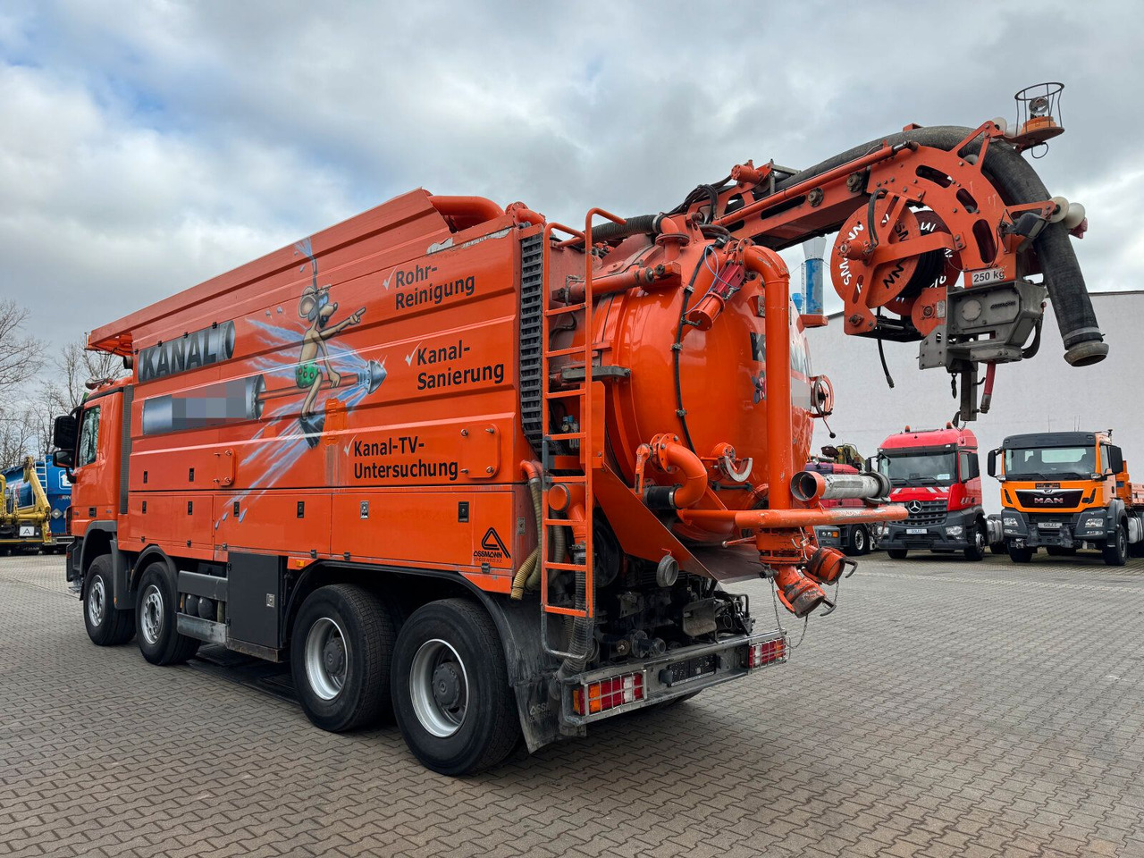 Vakuumska cisterna novi Mercedes-Benz ACTROS 4148 8x4 Kanalreiniger & Wasserrückgewinn: slika 6