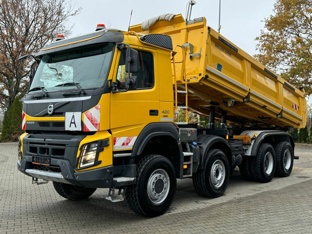 Istovarivač Volvo FMX420 8x6 Dreiseitenkipper Bordmatik MEILLER: slika 8