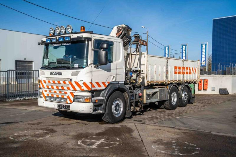 Istovarivač, Kamion sa dizalicom Scania P 360-6x2-4 + HMF 14 ton/m - 2xhydr.: slika 7