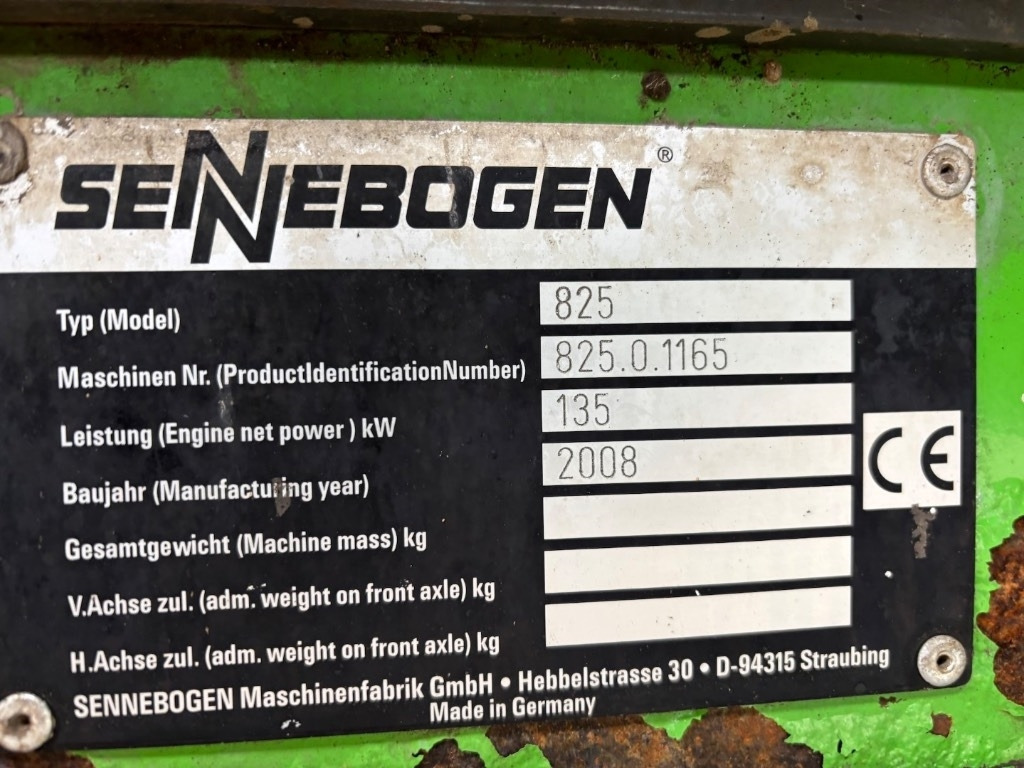 Bager za obradu otpada/ Industrije Sennebogen 825 -- 825M -- 13kva Generator: slika 31