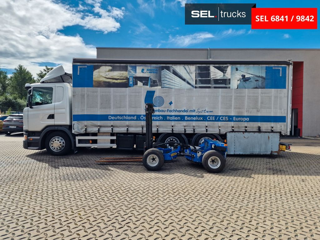 Kamion sa ceradom Scania G 410  /Retarder /mit Mitnahmestapler /Lenkachse: slika 8