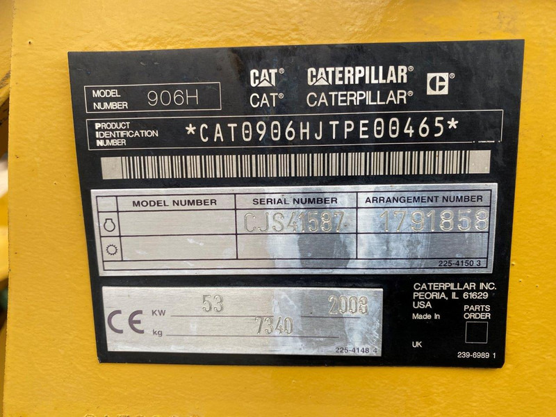 Utovarivač točkaš Caterpillar 906 H: slika 9