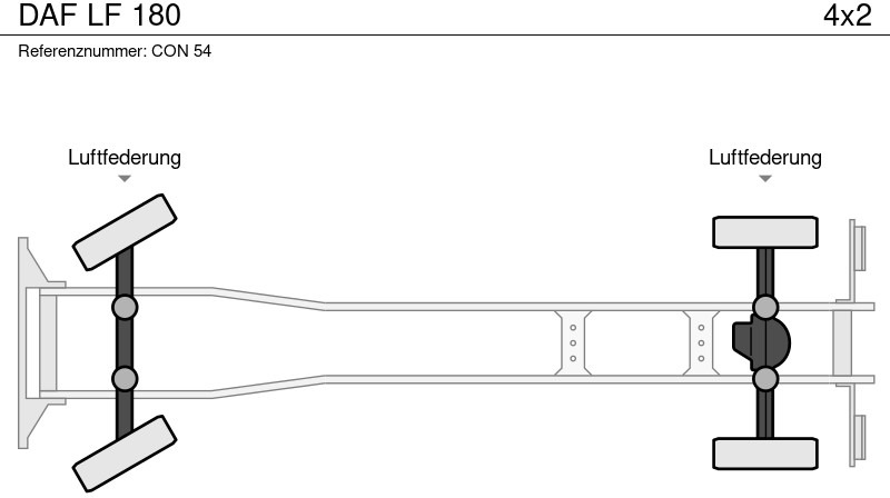 Kamion sa zatvorenim sandukom DAF LF 180: slika 8