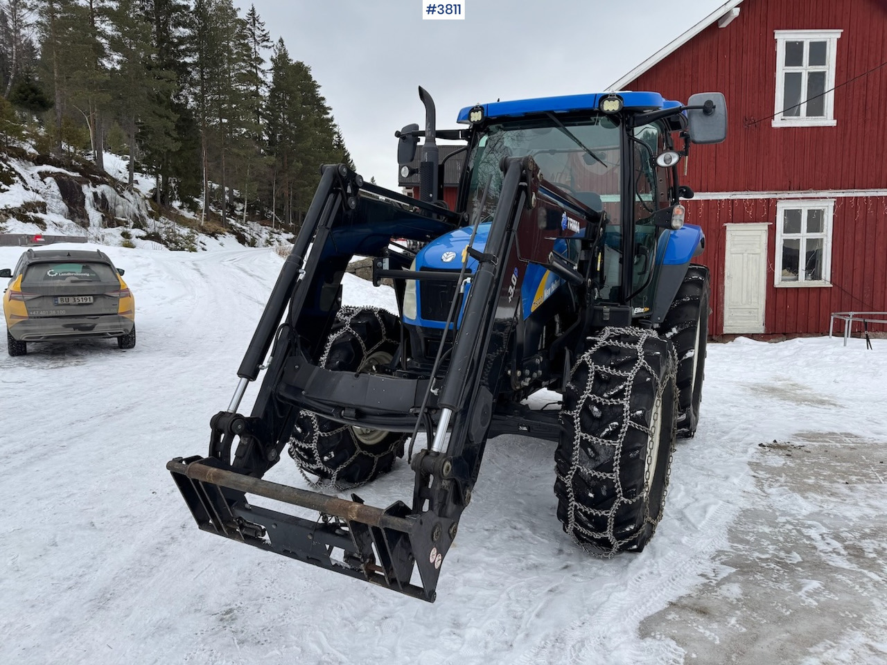 Traktor 2010 New Holland T6020 Elite w/front loader: slika 24