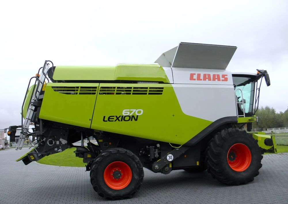 Kombinovani kombajn Claas Lexion 670 2019 Rok, Heder V 770,  Najbogatsza Wersja, Nie Malowany, Stan Idealny: slika 9