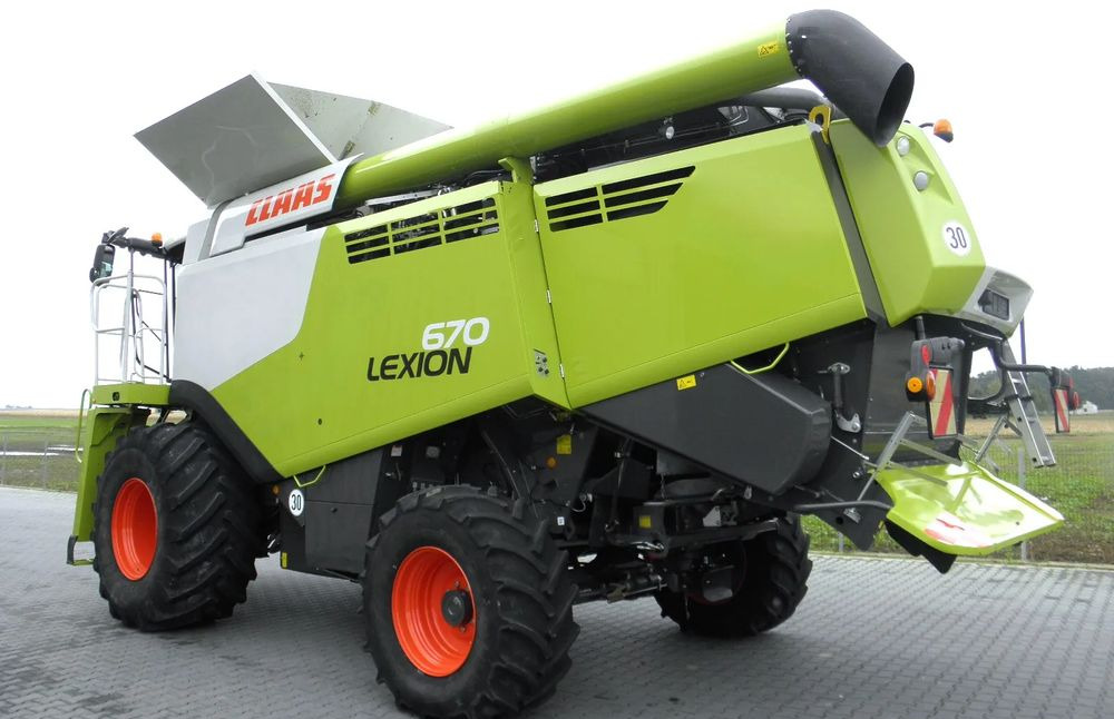 Kombinovani kombajn Claas Lexion 670 2019 Rok, Heder V 770,  Najbogatsza Wersja, Nie Malowany, Stan Idealny: slika 10