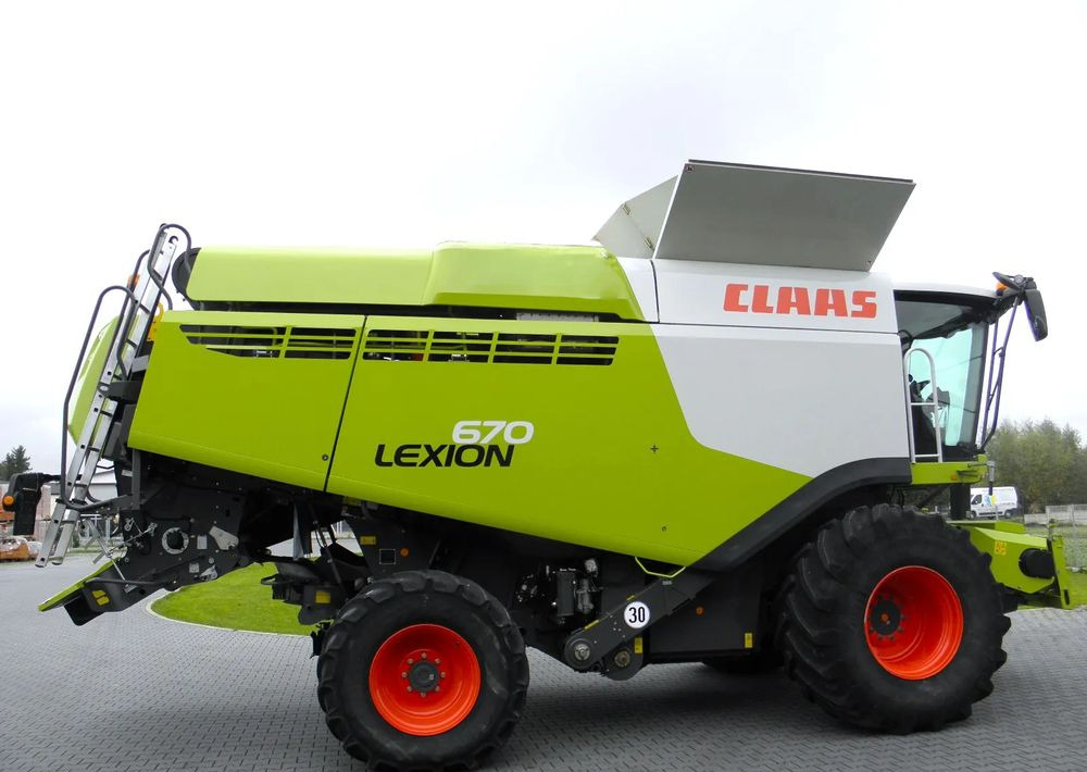 Kombinovani kombajn Claas Lexion 670 2019 Rok, Heder V 770,  Najbogatsza Wersja, Nie Malowany, Stan Idealny: slika 11