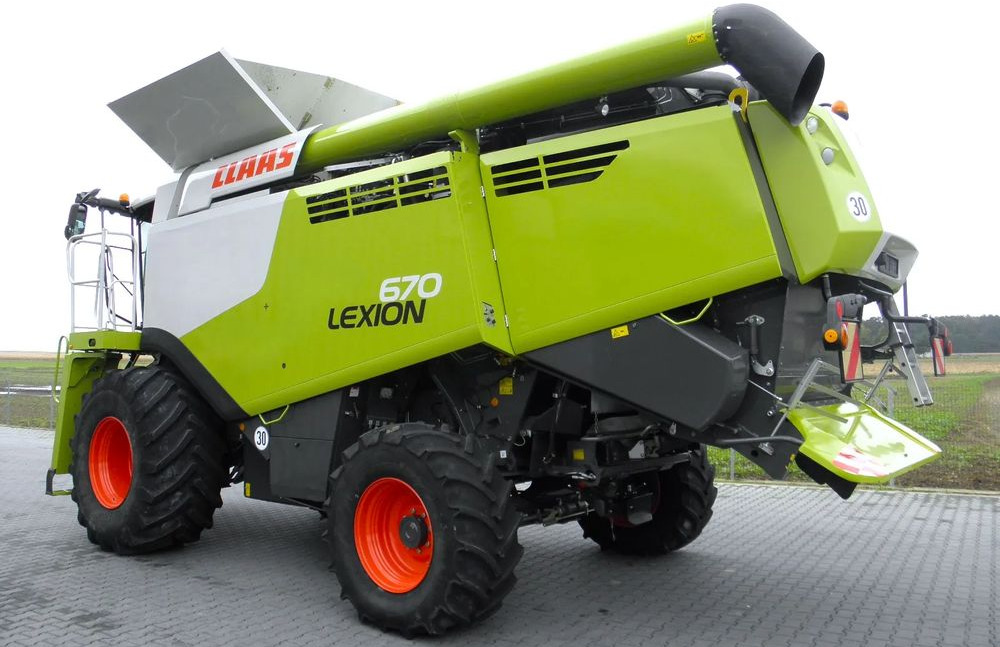 Kombinovani kombajn Claas Lexion 670 2019 Rok, Heder V 770,  Najbogatsza Wersja, Nie Malowany, Stan Idealny: slika 12