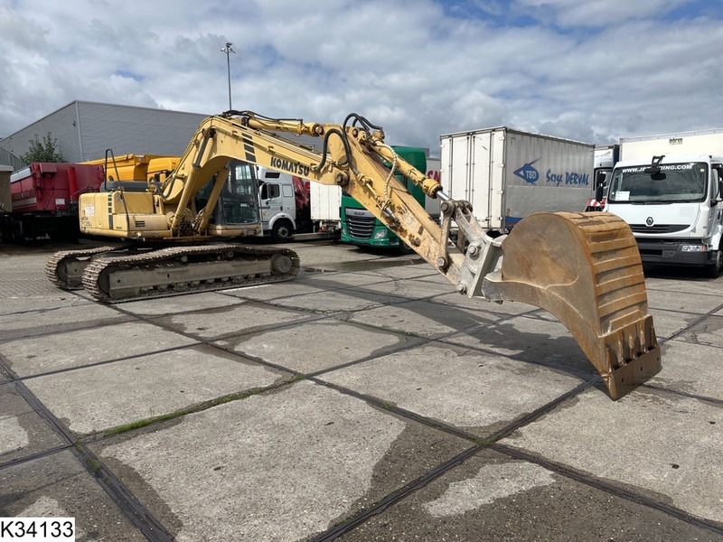 Bager guseničar Komatsu PC 210 LC 99 KW, Airco: slika 11