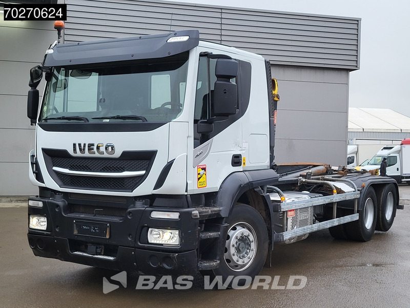 Kamion sa hidrauličnom kukom Iveco Stralis 460 6X2 20tons Marrel hooklift Lift Axle ACC Euro 6: slika 11