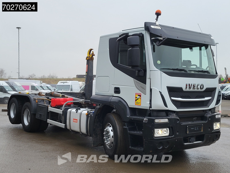 Kamion sa hidrauličnom kukom Iveco Stralis 460 6X2 20tons Marrel hooklift Lift Axle ACC Euro 6: slika 13