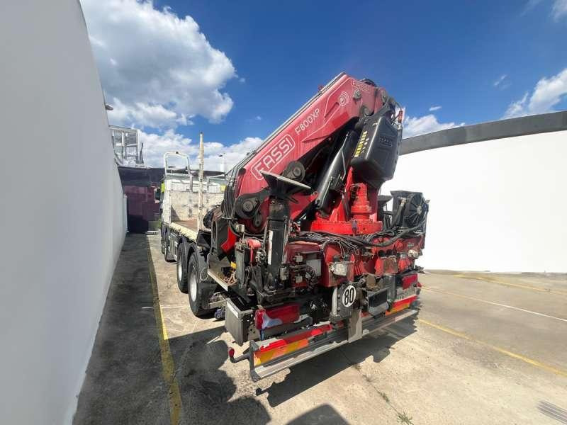 Kamion sa tovarnim sandukom Scania G480 8X4 GRUE FASSI: slika 8