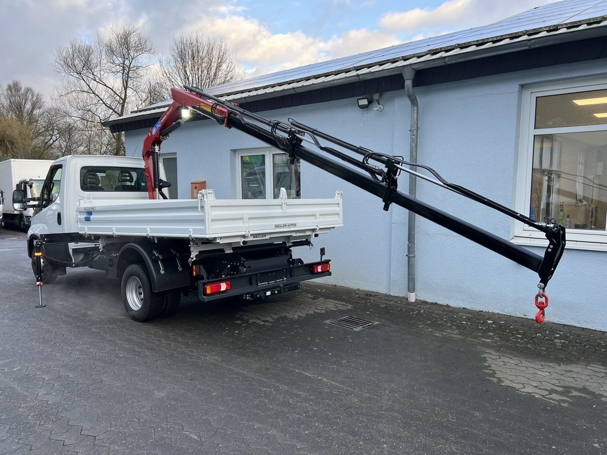 Dostavno vozilo istovarivač IVECO 70C18 Meiller Kipper+ Kran HMF 340 Funk!: slika 16