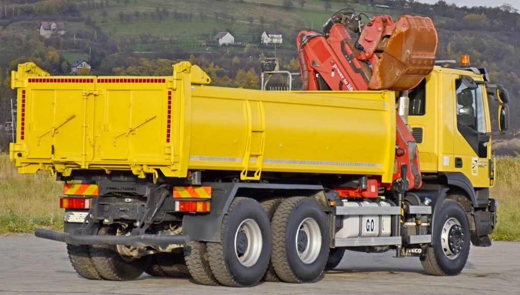 Kamion sa dizalicom, Istovarivač Iveco TRAKKER 360 * Kipper 4,90m* KRAN/FUNK*6x4: slika 8