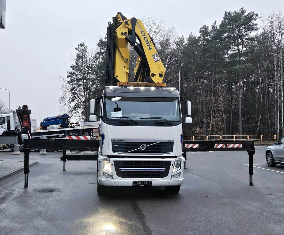 Kamion sa dizalicom, Kamion sa tovarnim sandukom Volvo FH 520 8x4 HMF ODIN K6 EURO 5 FLY JIB KRAN CRANE: slika 13