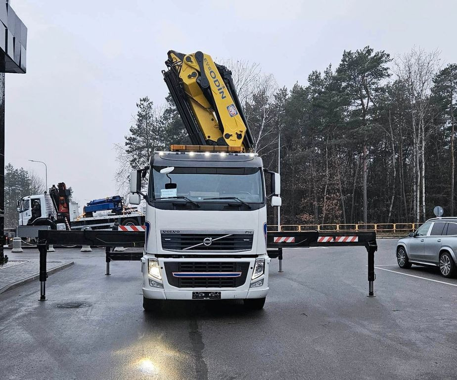 Kamion sa dizalicom, Kamion sa tovarnim sandukom Volvo FH 520 8x4 HMF ODIN K6 EURO 5 FLY JIB KRAN CRANE: slika 15