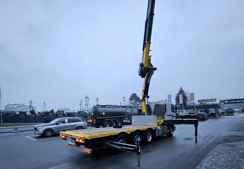 Kamion sa dizalicom, Kamion sa tovarnim sandukom Volvo FH 520 8x4 HMF ODIN K6 EURO 5 FLY JIB KRAN CRANE: slika 10