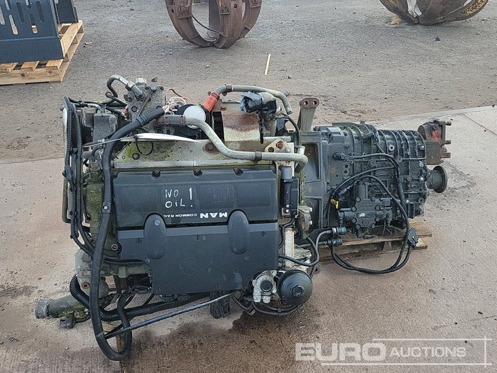 Motor 4 Cylinder Engine / Gearbox to suit Man Lorry: slika 6