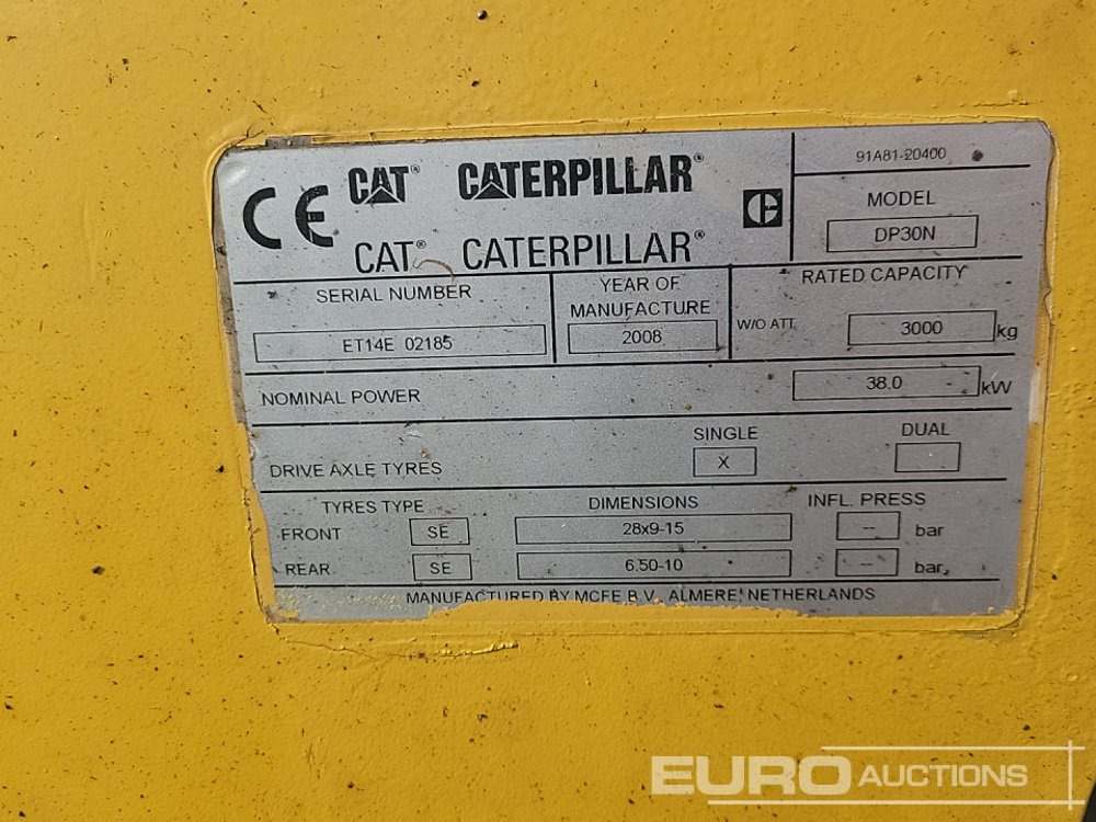 Viljuškar CAT DP30K: slika 38