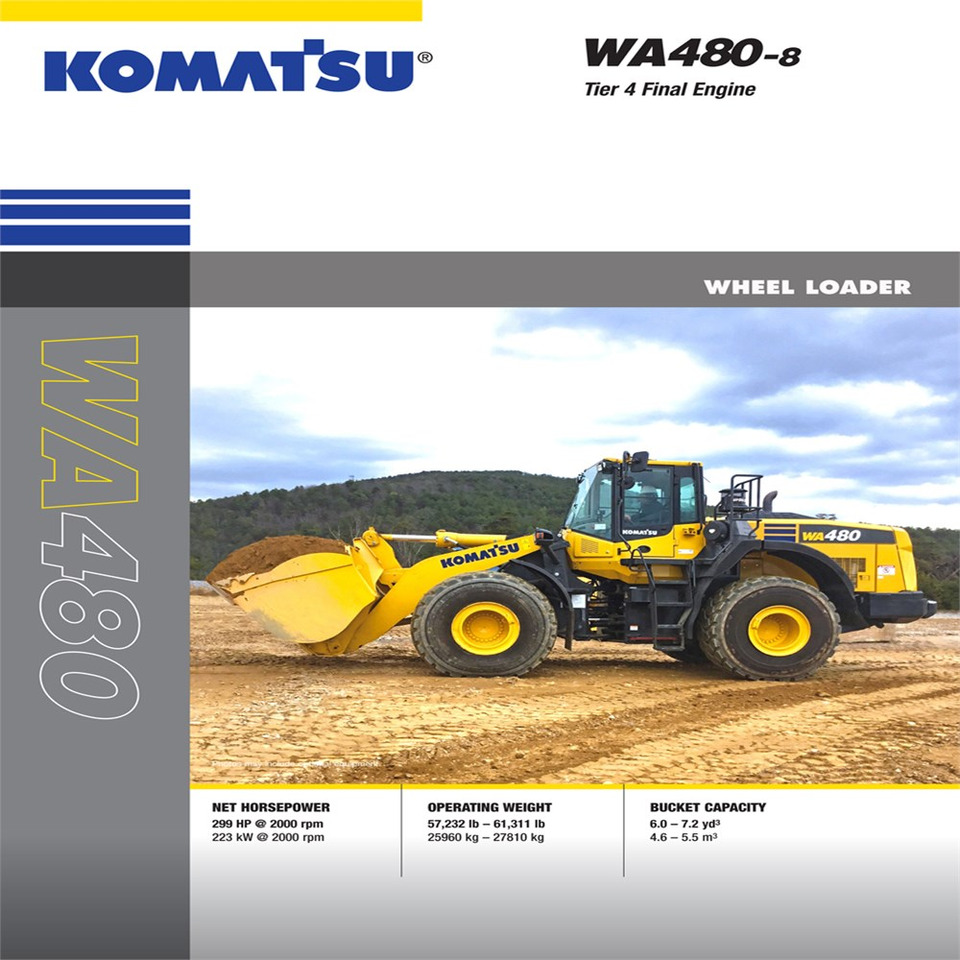 Utovarivač točkaš Komatsu WA480-8: slika 46